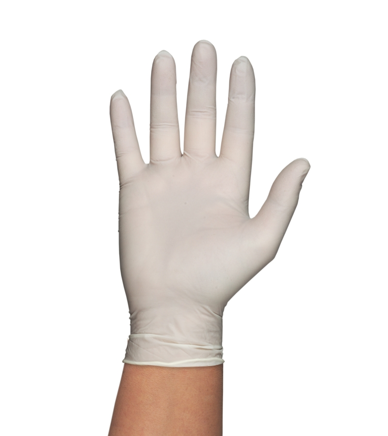 LUVA EM LATEX DESCARTÁVEL SEM PÓ                            